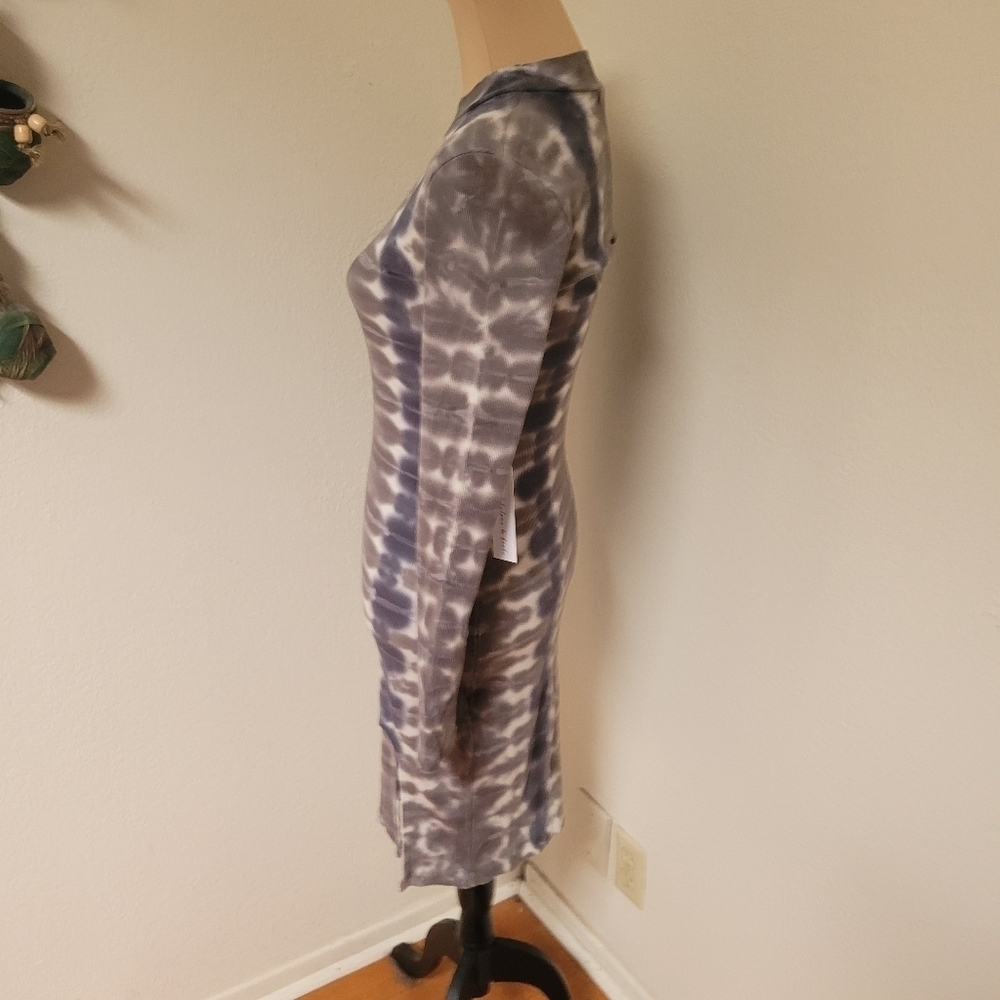 Young Fabulous and Broke Longsleeve Bodycon Tie Dye Dress - Picture 5 of 6